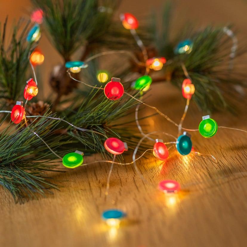 lampenwelt Lindby LED-Lichterkette Motje Kugeln rot grün 320 cm 2025