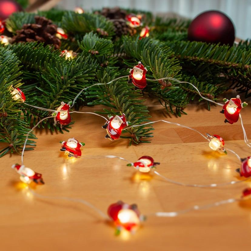 lampenwelt Lindby LED-Lichterkette Motje Weihnachtsmann 320 cm IP20 Online