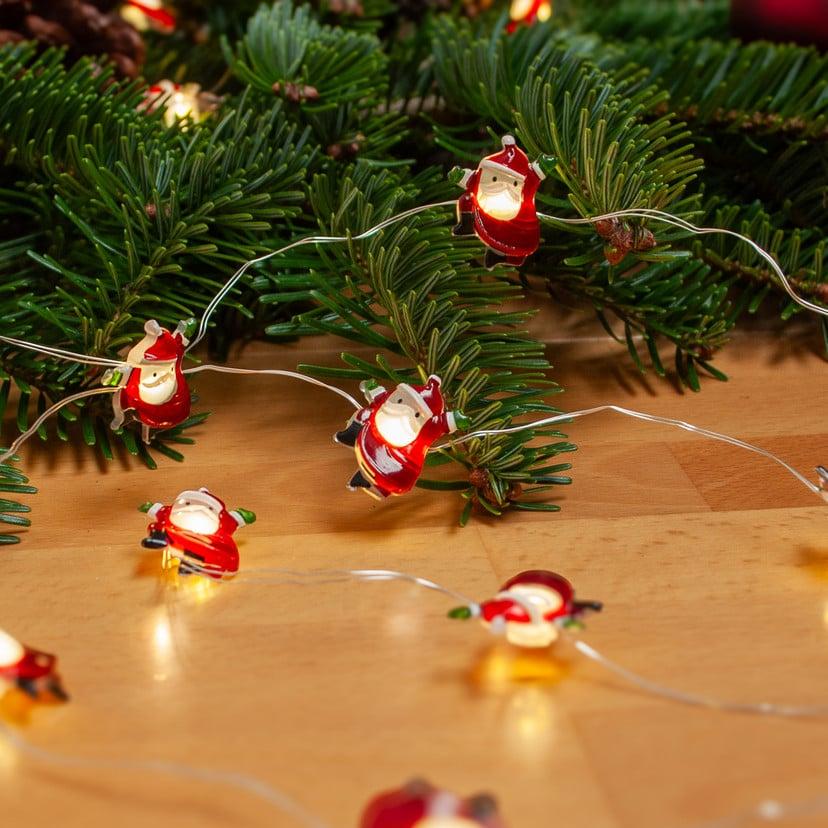 lampenwelt Lindby LED-Lichterkette Motje Weihnachtsmann 320 cm IP20 Online