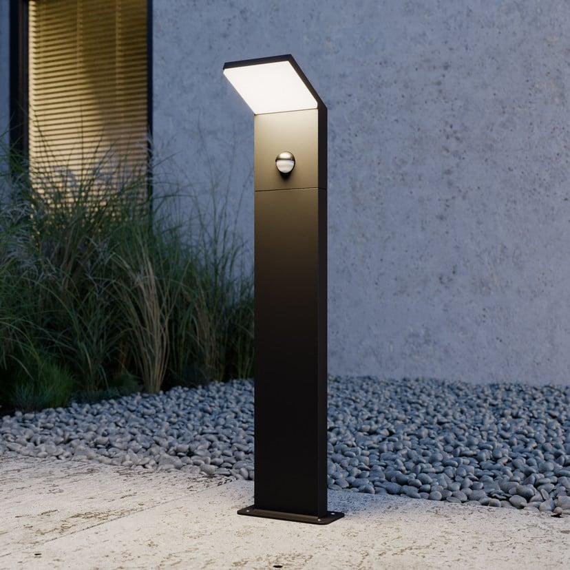 lampenwelt Lucande LED-Wegeleuchte Nevio Sensor 60cm anthrazit Online Outlet