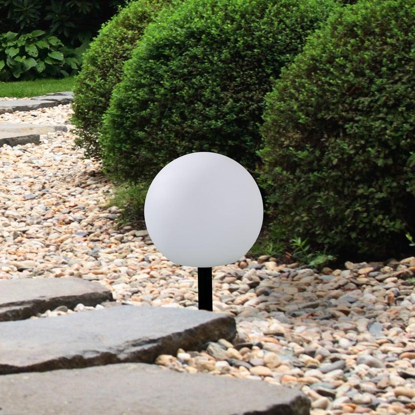 lampenwelt Lindby LED-Solarlampen Lago RGBW 3er-Set Kugeln Erdspieß Exklusive Angebote