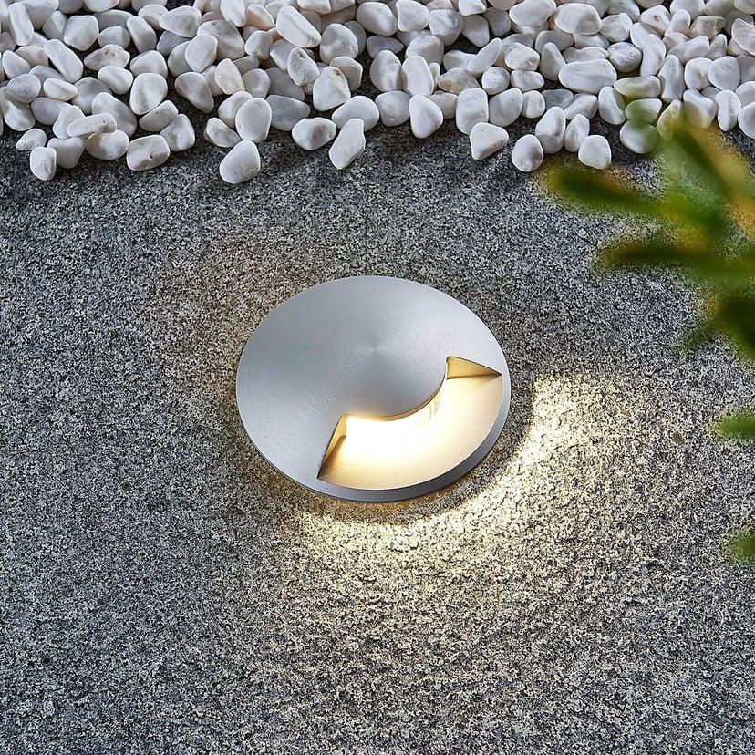 lampenwelt Lucande Bodeneinbauleuchte Milara 1-flg. 9 cm IP67 GU10 Kauf eins, bekomm eins gratis