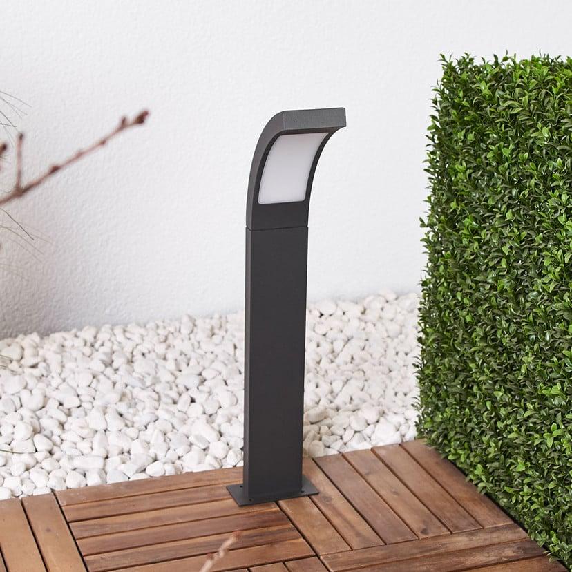 lampenwelt Lucande LED-Pollerleuchte Juvia 60 cm grafitgrau IP54 Tiefpreis