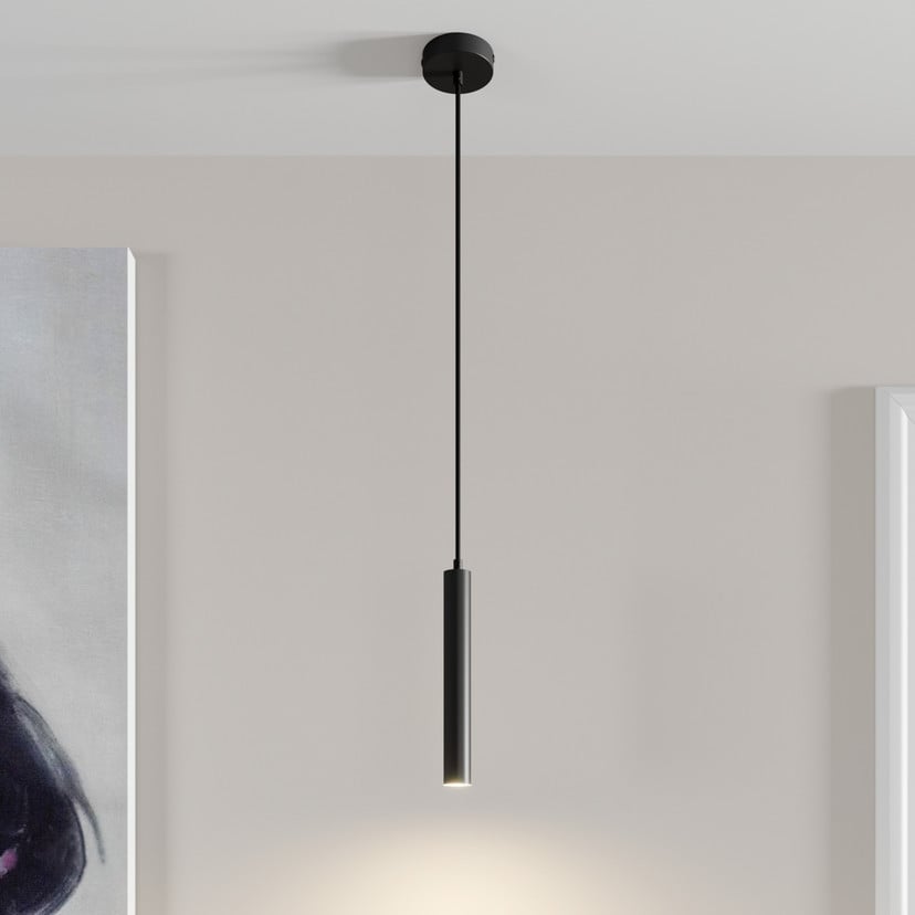 lampenwelt Arcchio LED-Pendelleuchte Franka 1-flg. Ø 4 cm schwarz Bis zu 65% Rabatt