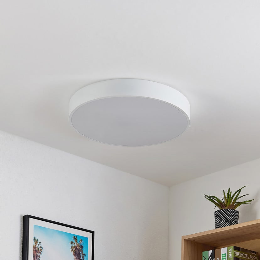 lampenwelt Lindby LED-Deckenleuchte Simera Ø 50cm weiß dimmbar Discount Store für neue Produkte