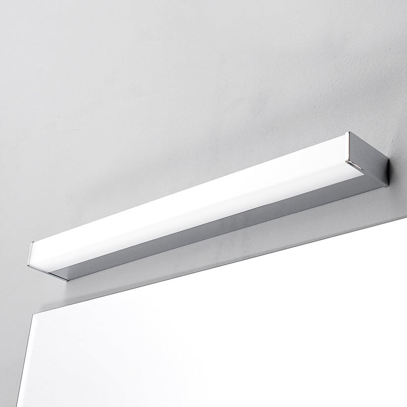 lampenwelt Lindby LED-Wandlampe Philippa eckig 59 cm chrom IP44 Rabatte dieses Monats