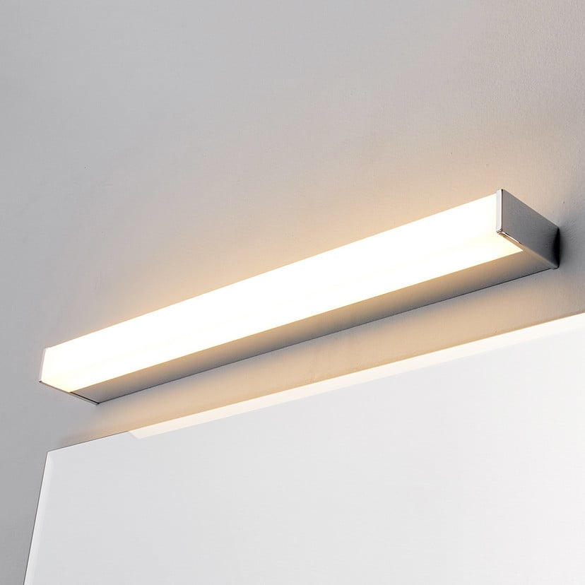 lampenwelt Lindby LED-Wandlampe Philippa eckig 59 cm chrom IP44 Rabatte dieses Monats