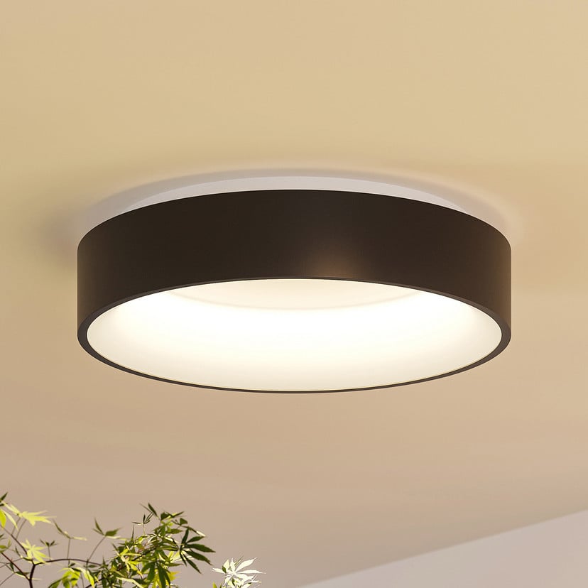 lampenwelt Arcchio LED-Deckenlampe Aleksi Ø 45cm schwarz Metall CCT Hotsell