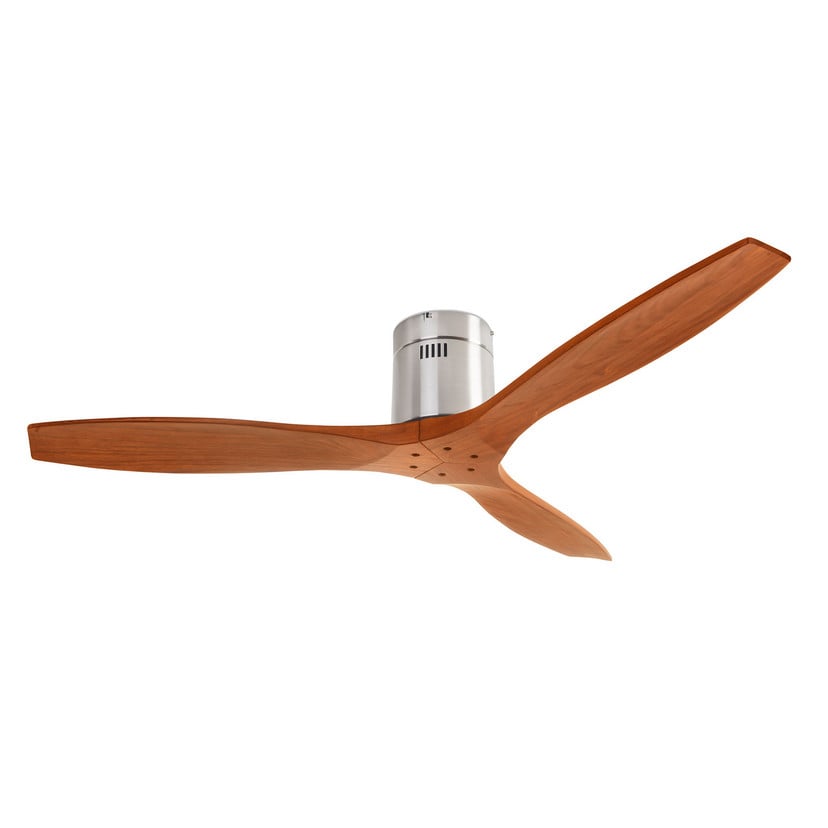 lampenwelt Deckenventilator Stem mit Holzflügeln holz dunkel Flash Sale