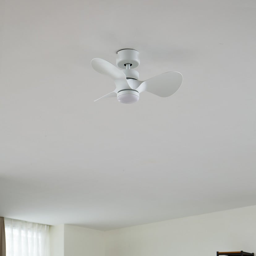 lampenwelt Lindby LED-Deckenventilator Enon weiß DC-Motor leise Online Shopping