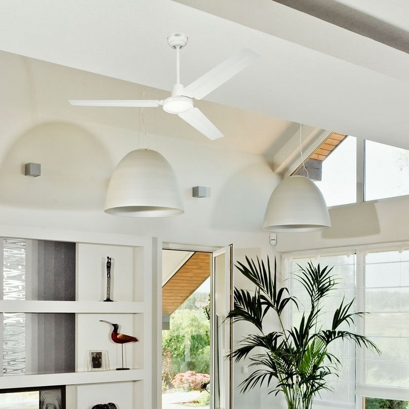 lampenwelt Westinghouse Deckenventilator Industrial weiß leise Ø 142 cm Saisonschlussverkauf