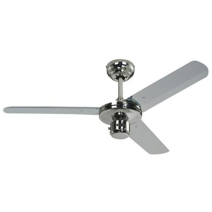 lampenwelt Westinghouse Deckenventilator Industrial chrom leise 122 cm Weihnachtsangebot