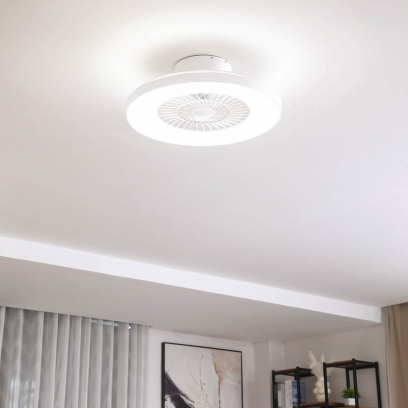 lampenwelt Lindby Smart LED-Deckenventilator Paavo weiß leise Tuya Blitzangebot