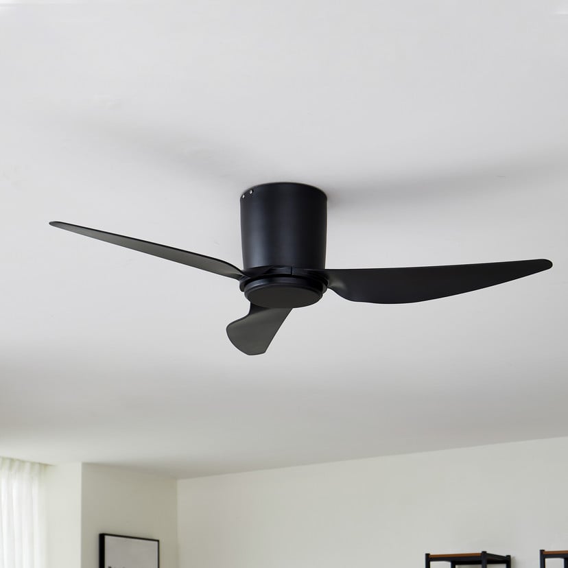 lampenwelt Lindby Deckenventilator Aulo schwarz DC leise Ø 123 cm Räumungsverkauf
