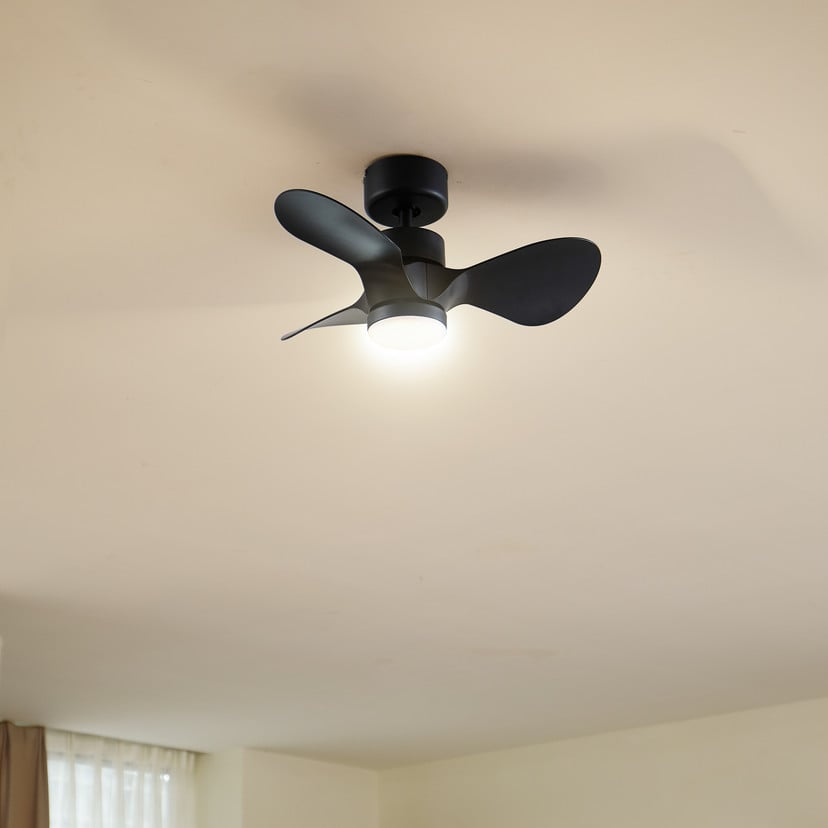 lampenwelt Lindby LED-Deckenventilator Enon schwarz DC-Motor leise Wochenangebot