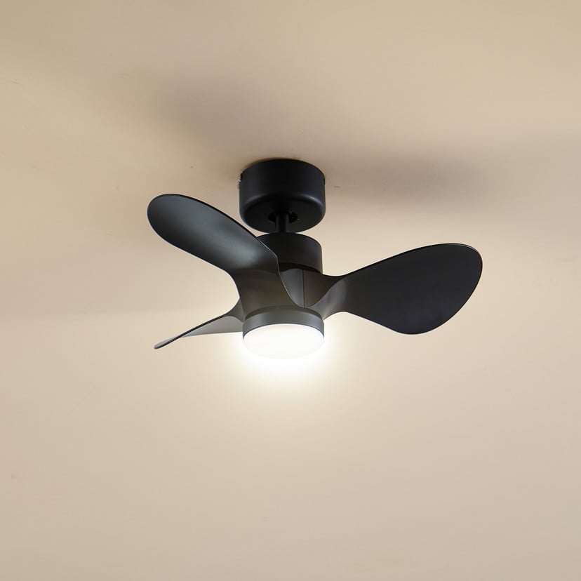 lampenwelt Lindby LED-Deckenventilator Enon schwarz DC-Motor leise Wochenangebot