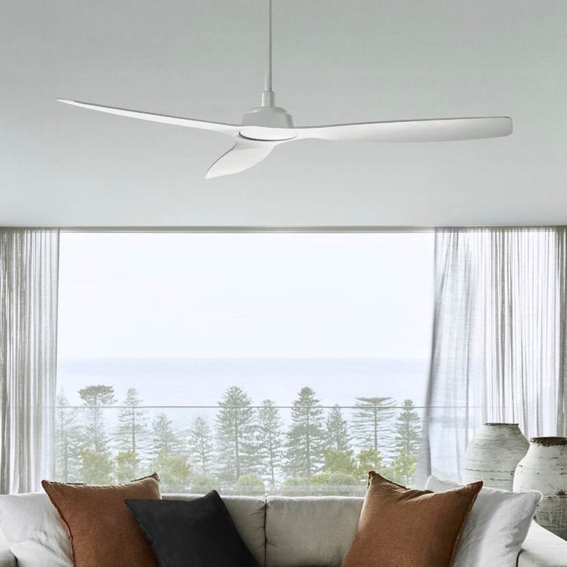 lampenwelt Beacon Deckenventilator Moto weiß Ø 132 cm leise Nur für heute