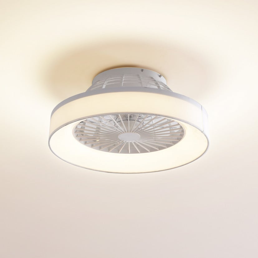 lampenwelt Lindby LED-Deckenventilator Mace weiß leise Ø 47 cm Bis zu 55% Rabatt