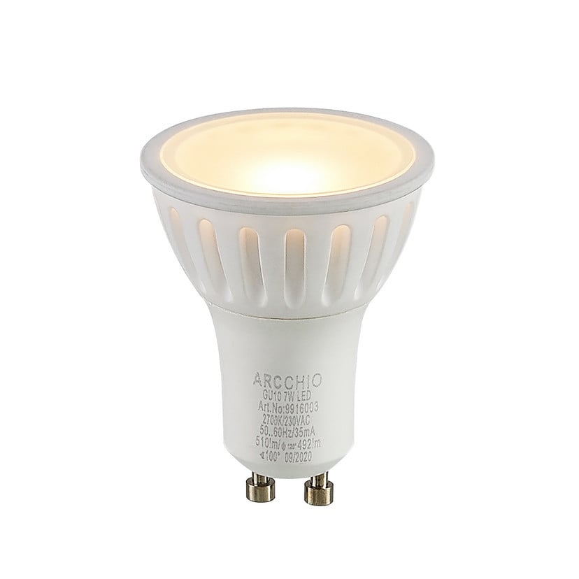 lampenwelt Arcchio LED-Reflektor GU10 100° 7W 2.700K dimmbar Clearance-Verkauf