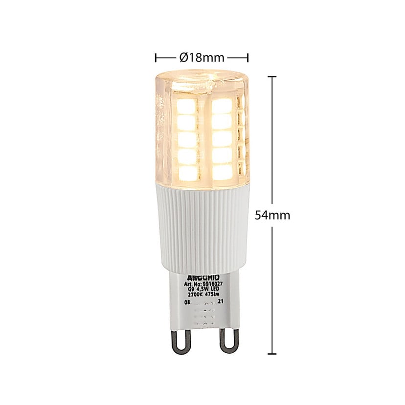 lampenwelt Arcchio LED-Stiftlampe G9 4 5 W klar 3.000 K dimmbar Begrenzt auf 3 Tage