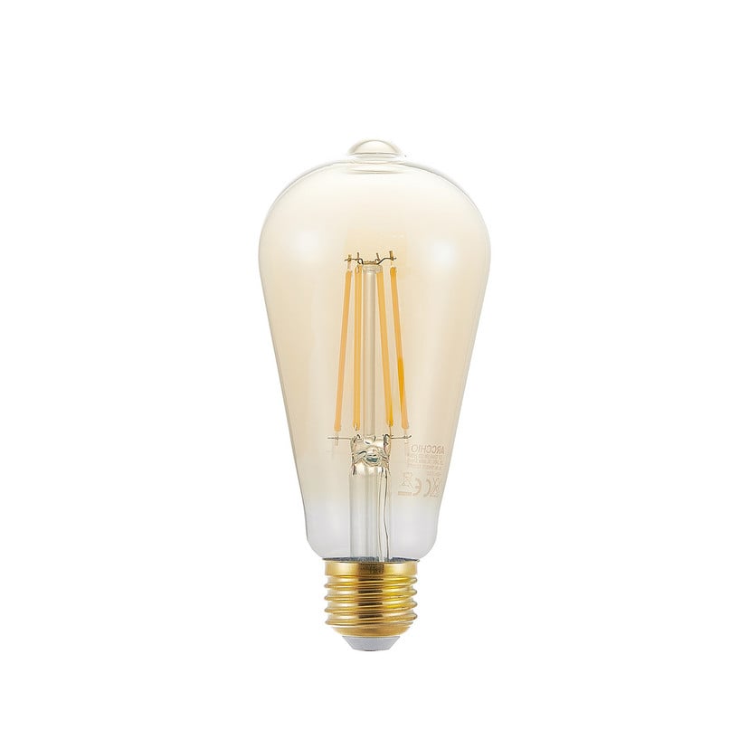 lampenwelt LED-Lampe E27 ST64 6 5W 2.500K amber 3-Step-Dimmer Auslauf