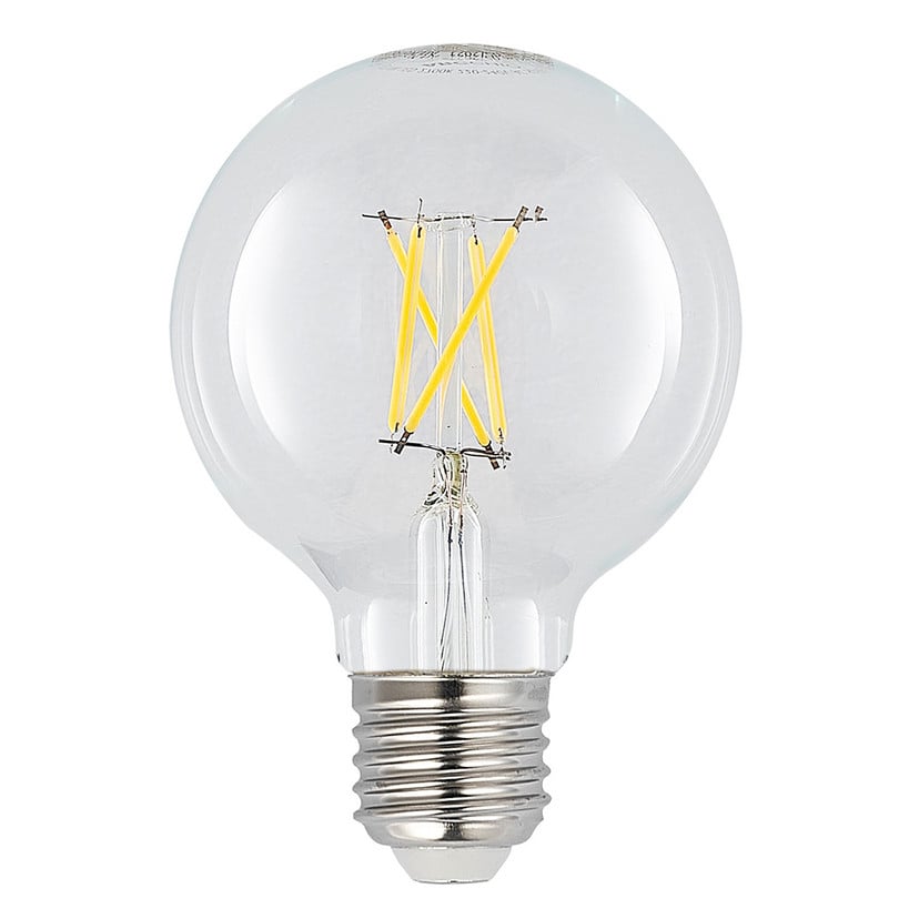 lampenwelt LED-Lampe E27 4W G80 2.700K Filament dimmbar klar Schlussverkauf