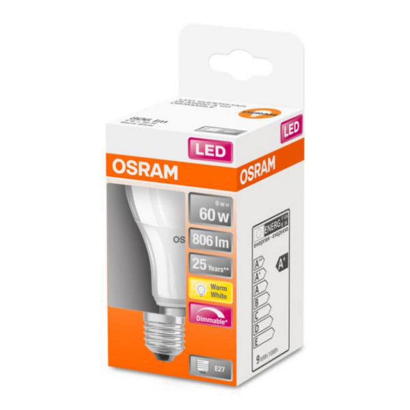 lampenwelt OSRAM LED-Lampe E27 8 8W 827 Superstar matt dimmb Saisonschlussverkauf