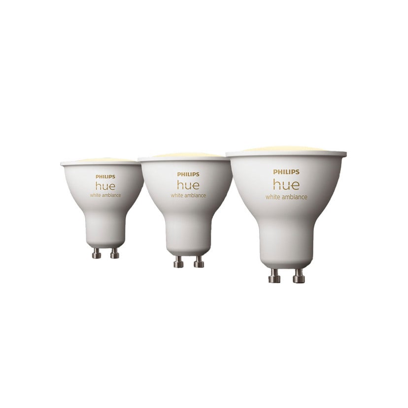 lampenwelt Philips Hue White Ambiance GU10 4 2W Reflektor 3er