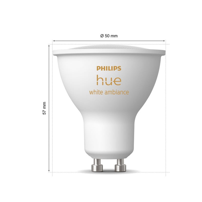 lampenwelt Philips Hue White Ambiance GU10 4 2W Reflektor 3er Jubiläumsangebot
