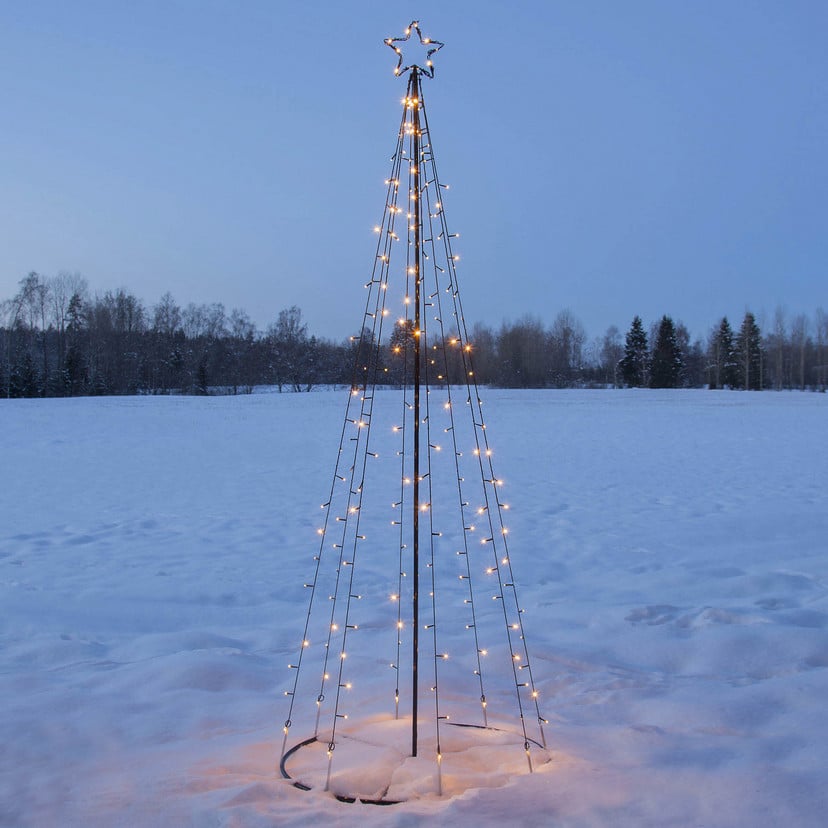 lampenwelt LED-Außendeko Light Tree LEDs teils blinkend Zeitlich begrenztes Angebot