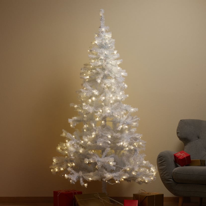 lampenwelt Weißer LED-Tannenbaum Ottawa für außen 2 1m 260LED VIP-Rabatte