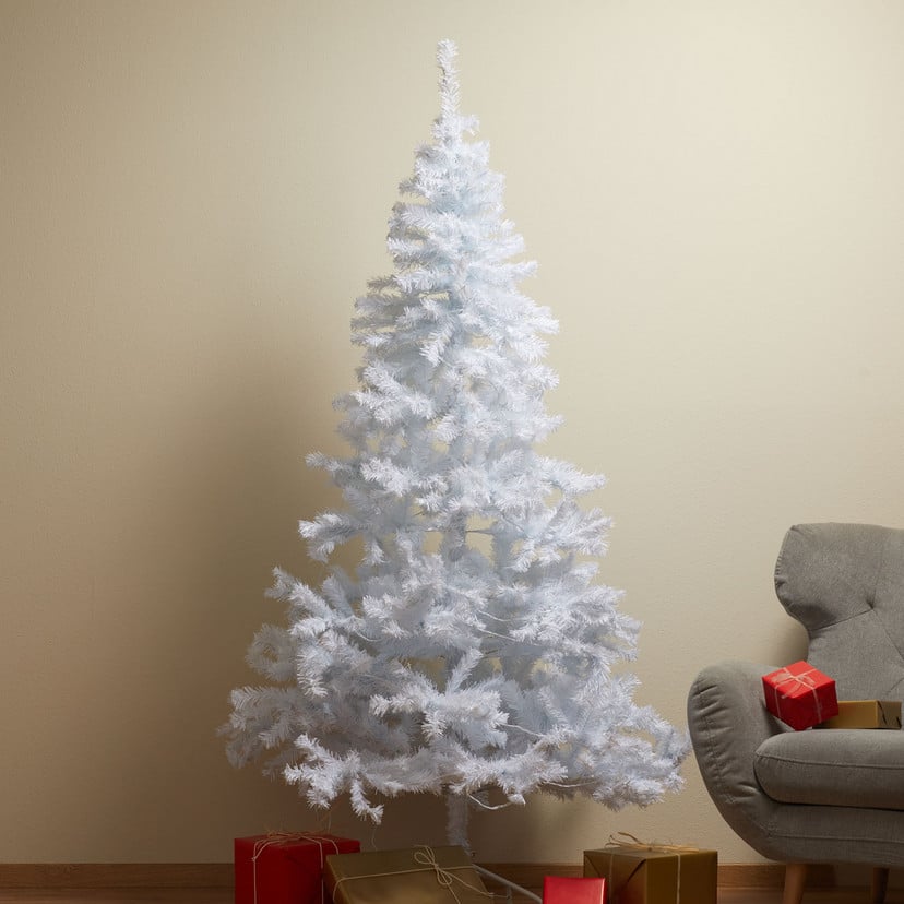 lampenwelt Weißer LED-Tannenbaum Ottawa für außen 2 1m 260LED VIP-Rabatte