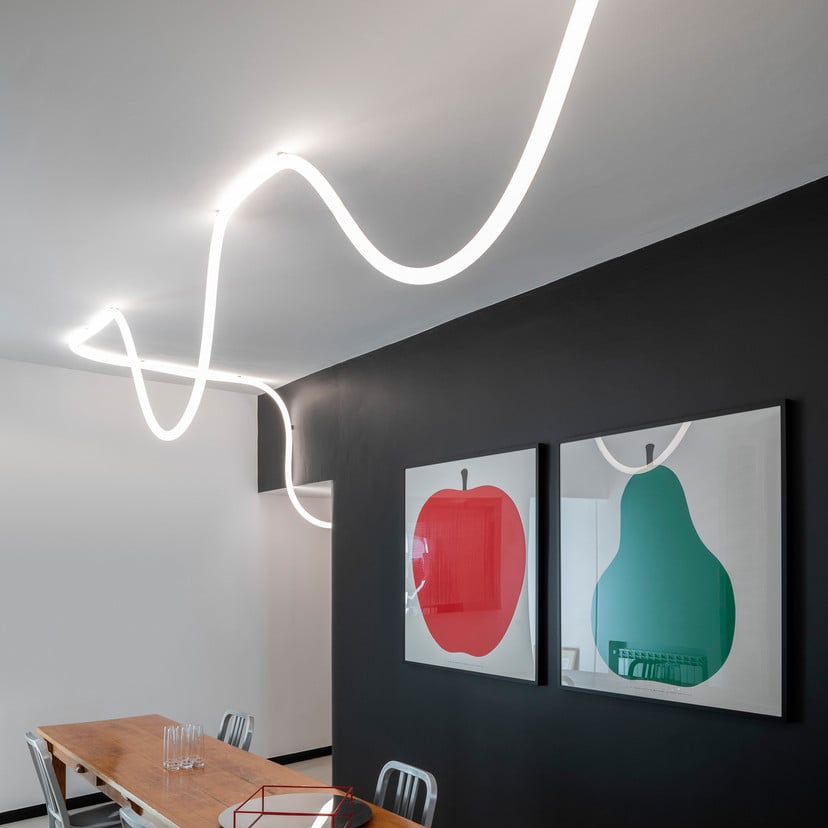 lampenwelt Artemide La linea LED-Lichterschlauch 2 5 Meter