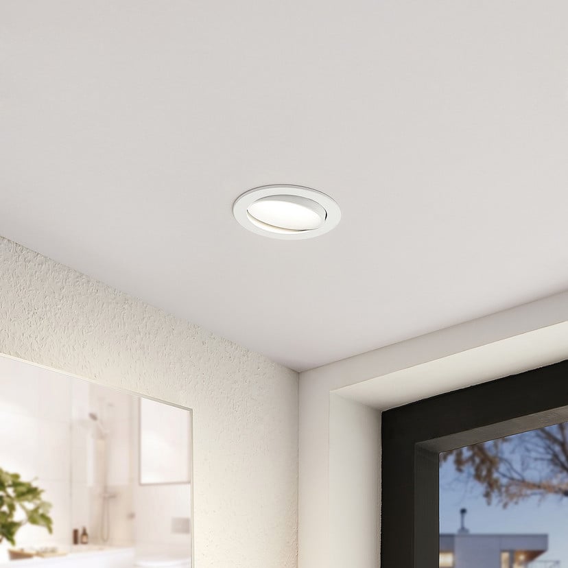 lampenwelt Arcchio LED-Einbauleuchte Katerin 10 cm weiß schwenkbar Fabrikpreis