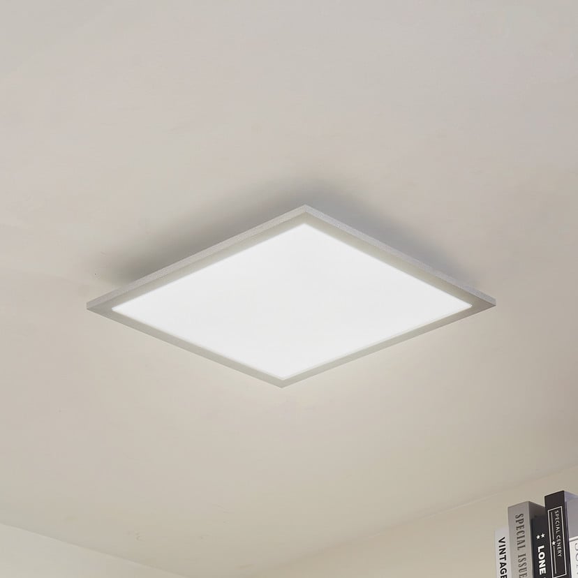 lampenwelt Arcchio LED-Panel Lyndra 40 cm silber Alu dimmbar CCT Versandkostenfrei