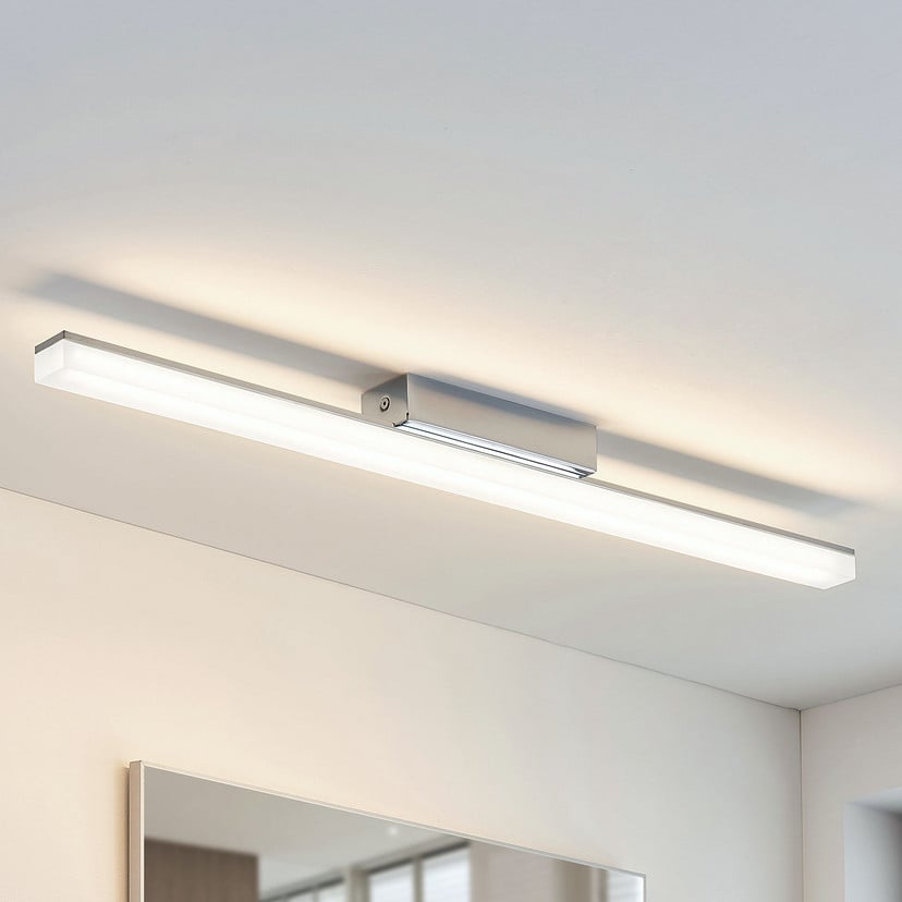 lampenwelt Lindby LED-Bad-Deckenleuchte Levke 75 cm dimmbar IP44 Vatertagsangebot