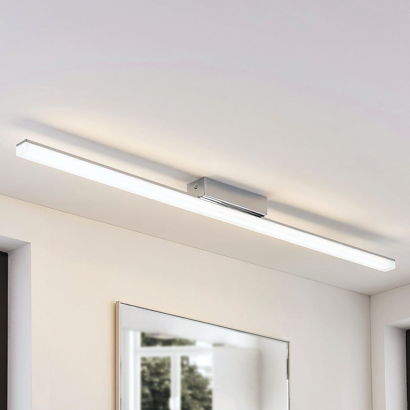 lampenwelt Lindby LED-Bad-Deckenleuchte Levke 116 cm dimmbar IP44