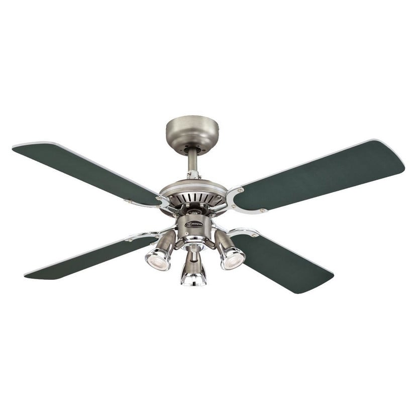 lampenwelt Westinghouse Princess Euro Ventilator silbergrafit Super Sparpreis
