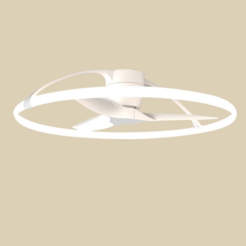 lampenwelt Smart LED-Deckenventilator Nepal weiß DC leise Begrenzte Freigabe