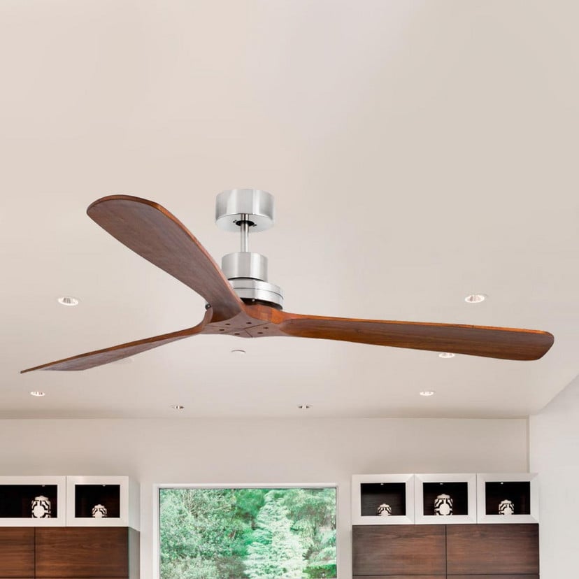 lampenwelt Deckenventilator Lantau-G walnuss Neueste Stile