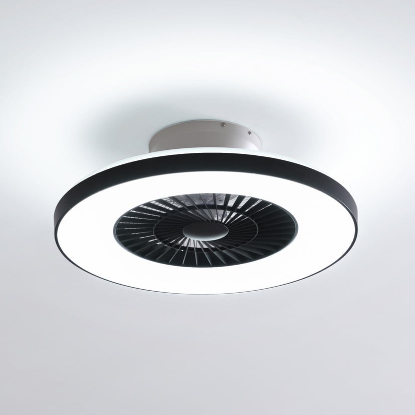 lampenwelt Lindby Smart LED-Deckenventilator Paavo schwarz leise Tuya Letzter Tag