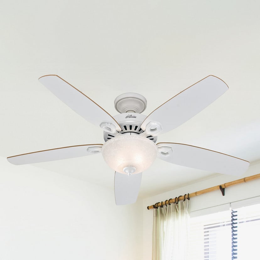 lampenwelt Hunter Builder Deluxe Deckenventilator weiß Zeitbegrenzte Promotion