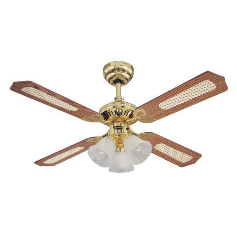 lampenwelt Westinghouse Princess Trio Ventilator Holz 105 cm Nur für heute