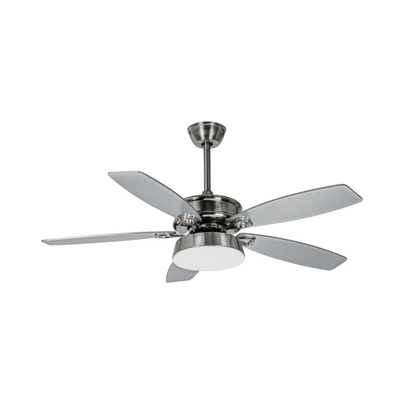 lampenwelt Lucande LED-Deckenventilator Kuvio DC leise Ø 120 cm CCT
