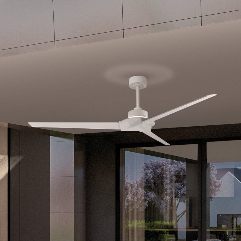 lampenwelt LED-Deckenventilator Brisa weiß DC leise Ø 175 cm CCT Im Verkauf