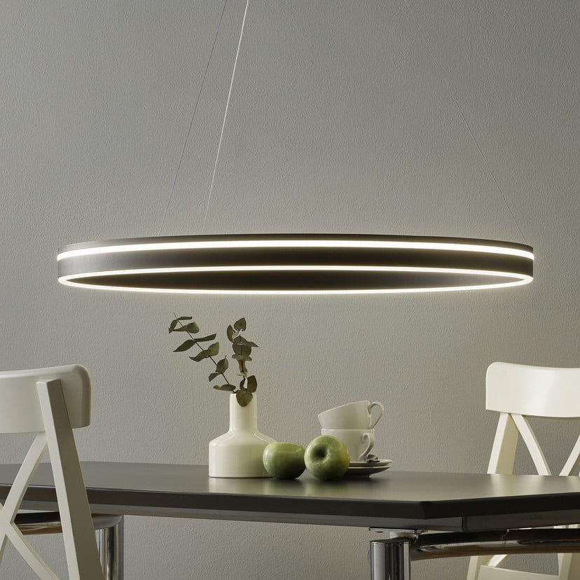 lampenwelt Paul Neuhaus Q-VITO LED-Hängelampe 79 cm anthrazit Großer Ausverkauf