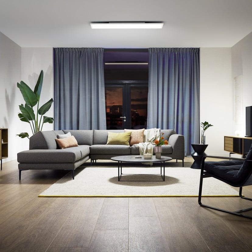 lampenwelt Philips Hue Aurelle LED-Panel eckig 120 x 30 cm Begrenztes Angebot