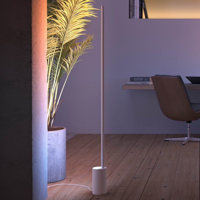 lampenwelt Philips Hue Gradient Signe LED-Stehlampe weiß