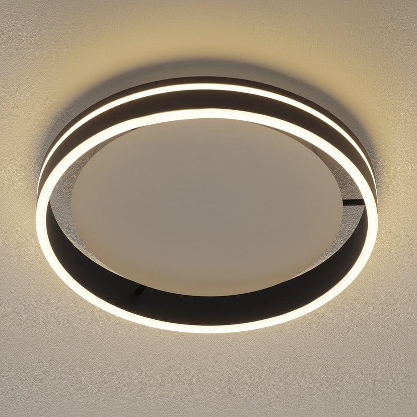 lampenwelt Paul Neuhaus Q-VITO LED-Deckenlampe 40cm anthrazit Preisnachlass