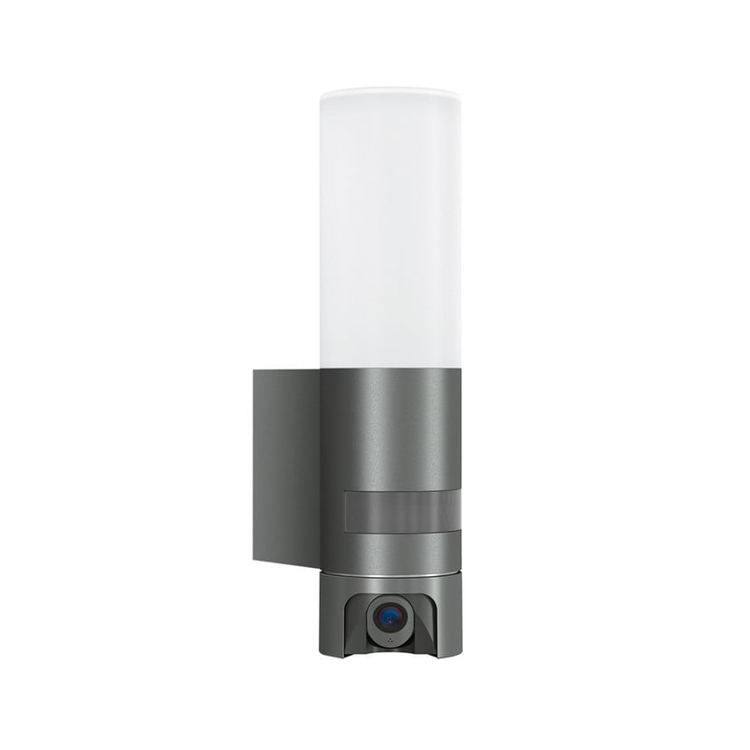 lampenwelt STEINEL L 620 Cam SC LED-Außenwandlampe anthrazit